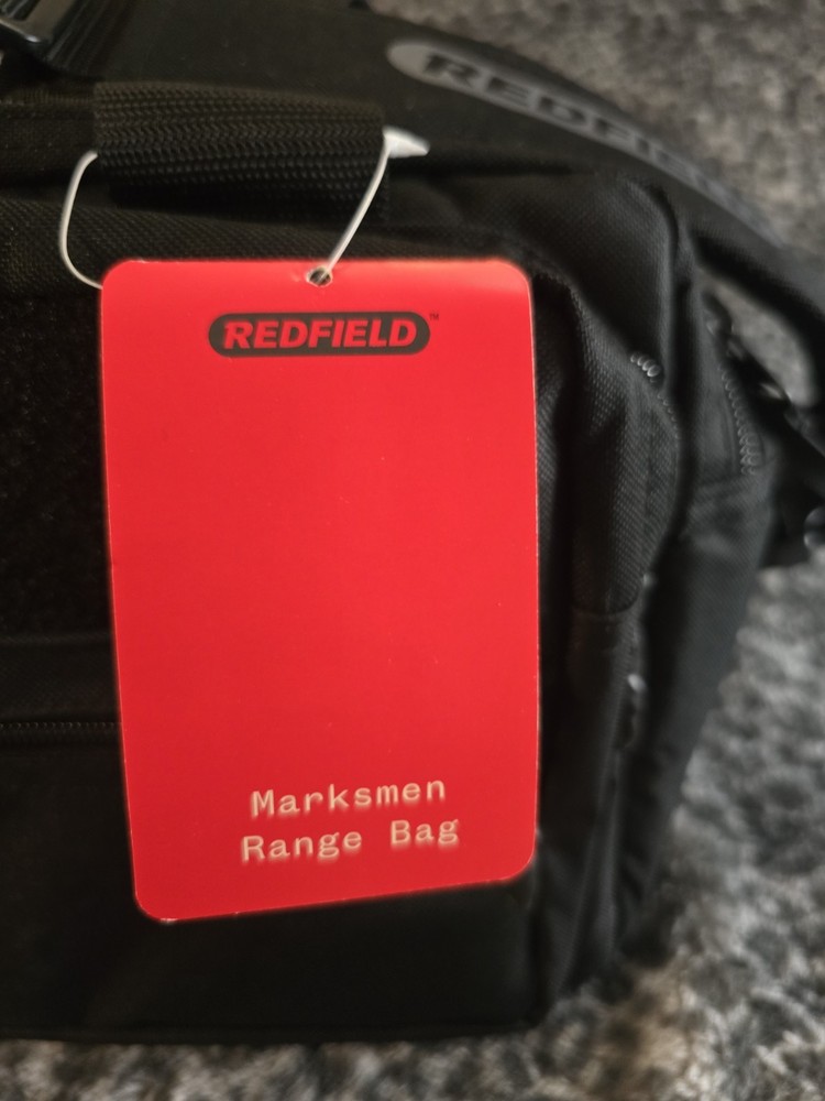 Redfield Marksman Range Bag Black Handle And Shoulder Strap New