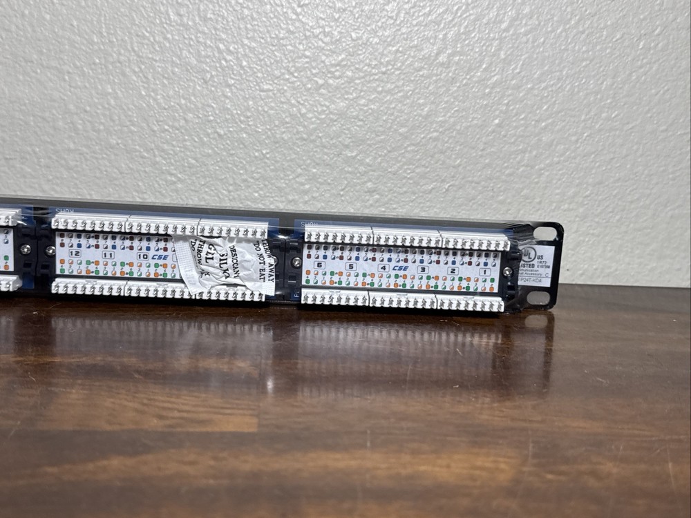 P24T-KDA C5E 24-Port Unshielded Patch Panel