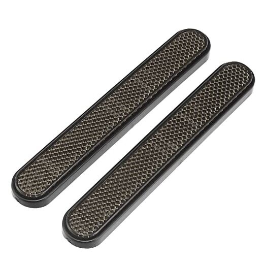 Front Lower Fork Reflector Sticker Rear Saddlebag Reflective Cover Grey