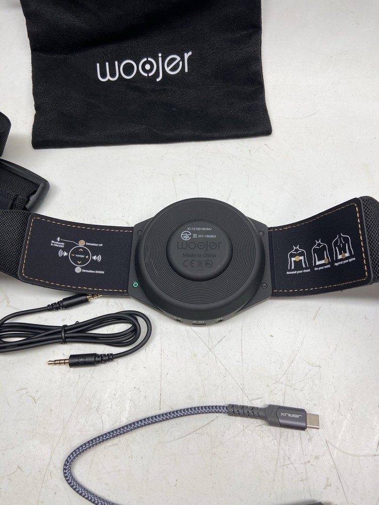 Woojer Strap Edge Haptic & Woojer Mini Wireless bluetooth VR, Working.