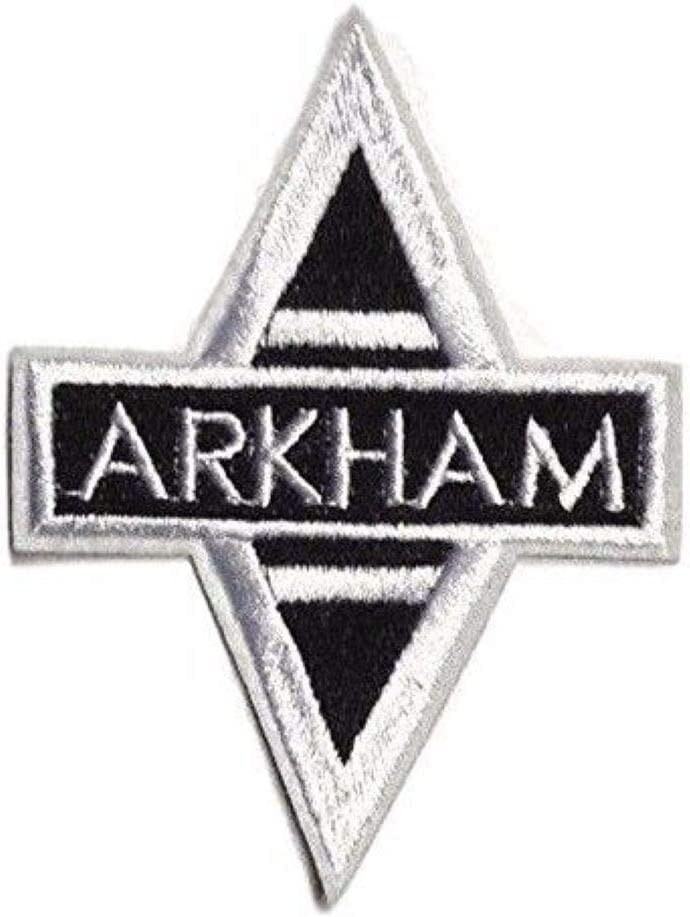 Batman Arkham Asylum Cutout Logo Crest Embroidered Iron on Patch