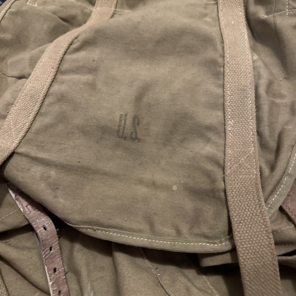 1942 US. Military Issued Back Pack, Siegmund Werner LTD. VG+