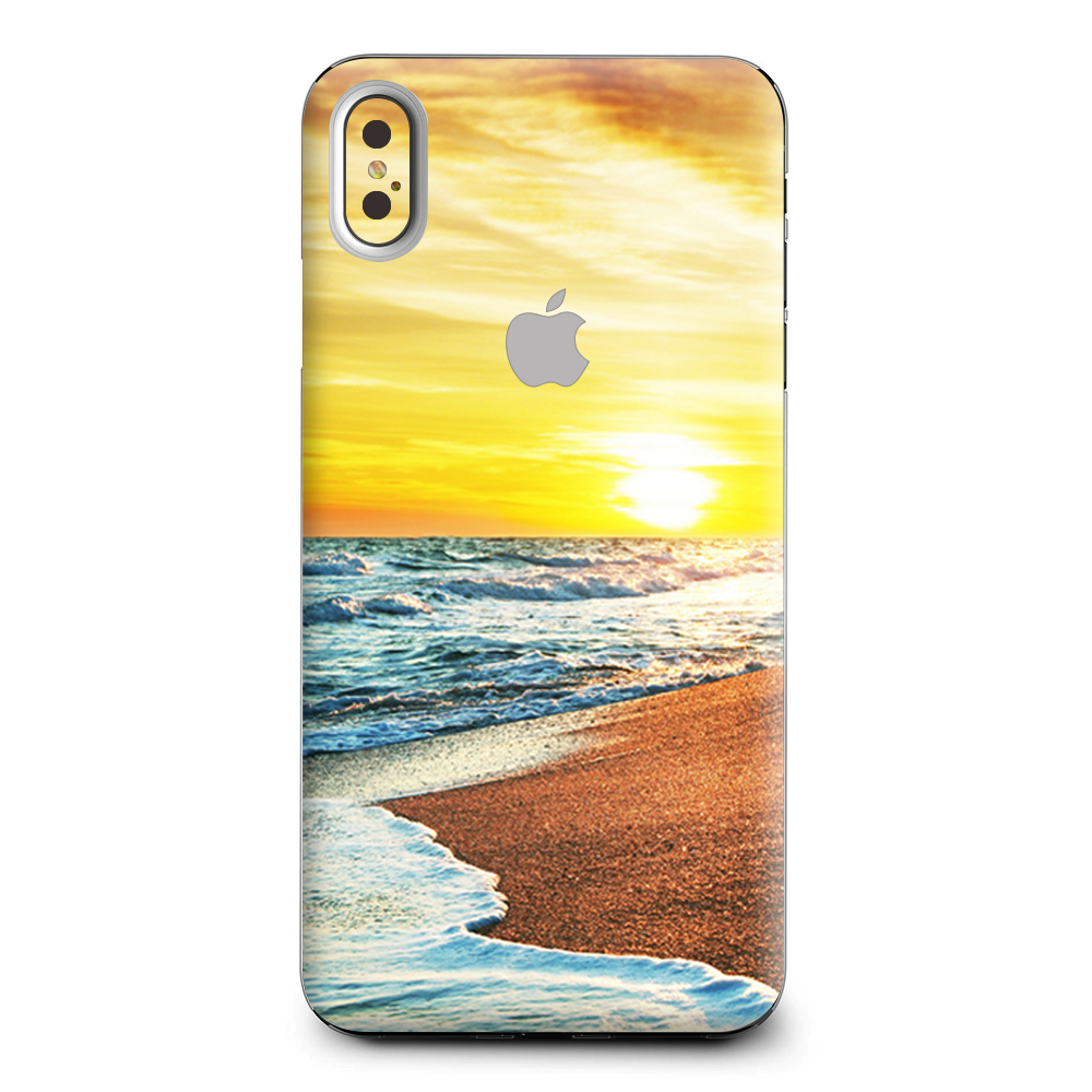 Skins Decal Wrap for Apple iPhone XS Max Ocean Sunset