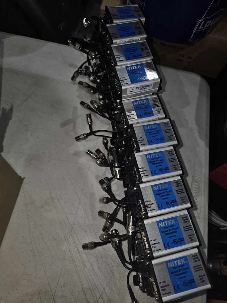 NITEK ET1543C Etherstretch IP Camera-Over Coax Network Extender Transmitter Unit