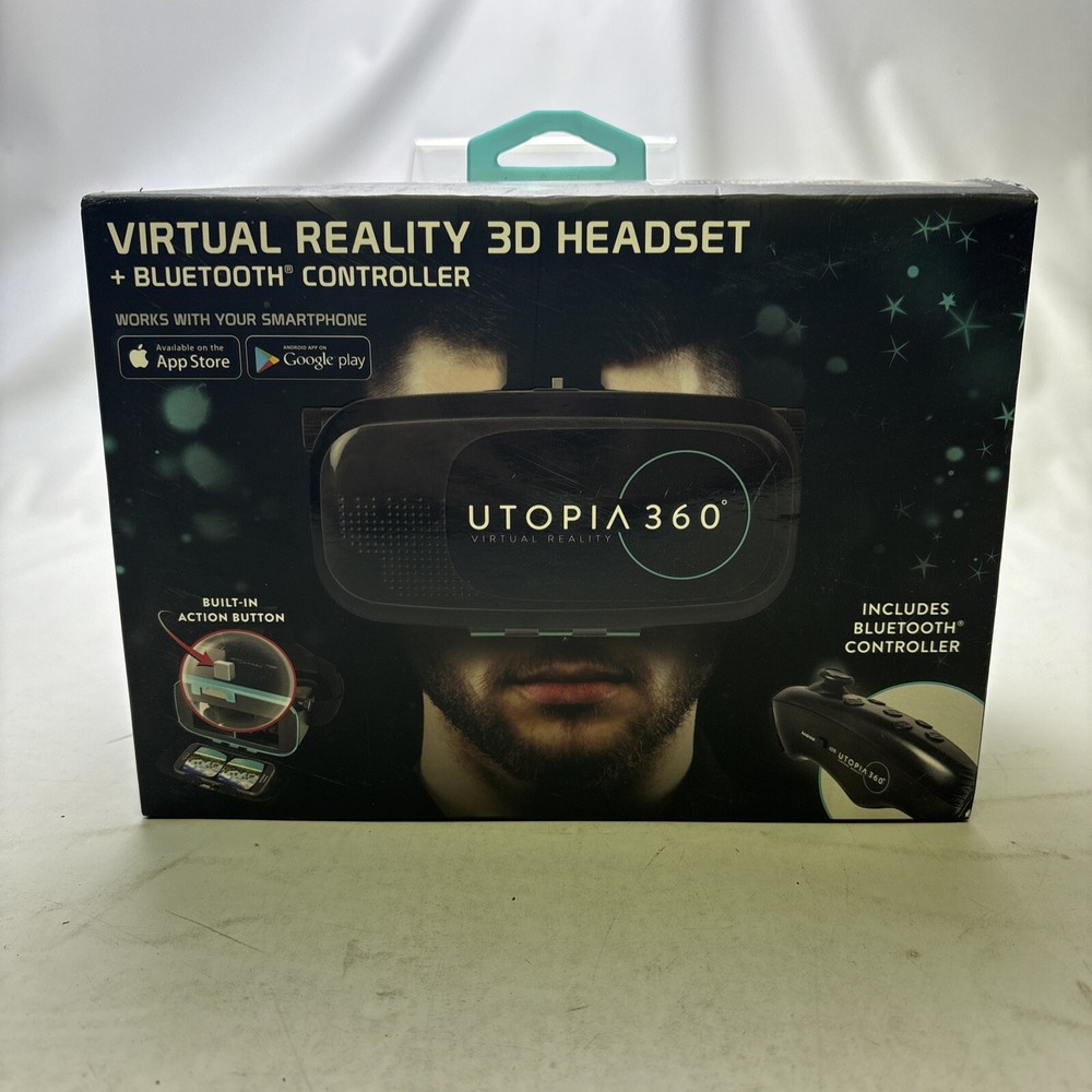 Utopia 360 Virtual Reality 3D Headset Unopened