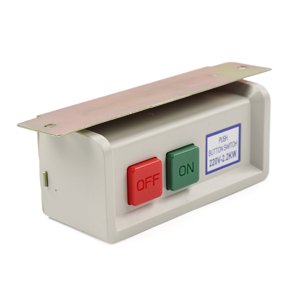 1pc Push Button On & Off Switch For Industrial Sewing Machine Motor 220 Volt to