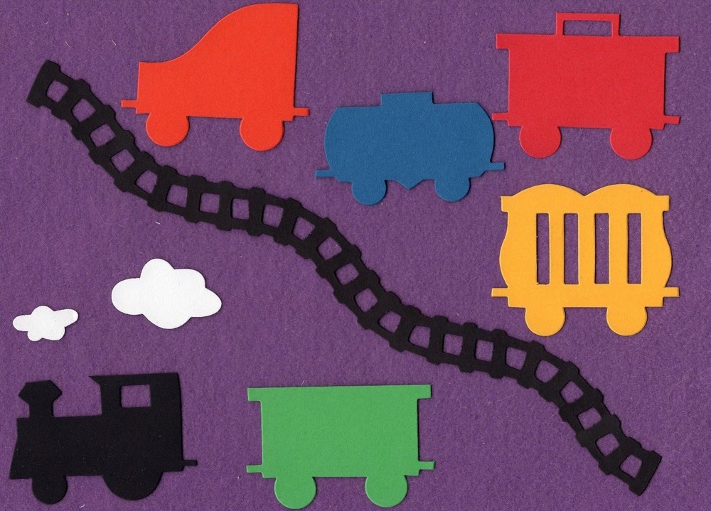 TRAIN die cut set