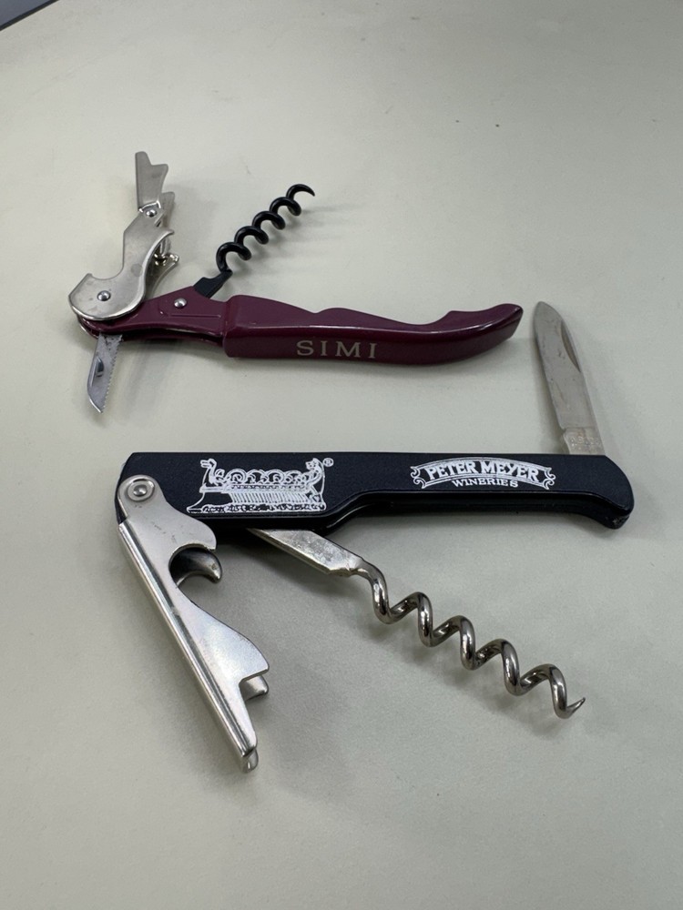 Peter Meyer Wineries & SIMI Truetao Waiters Corkscrew Wine Openers