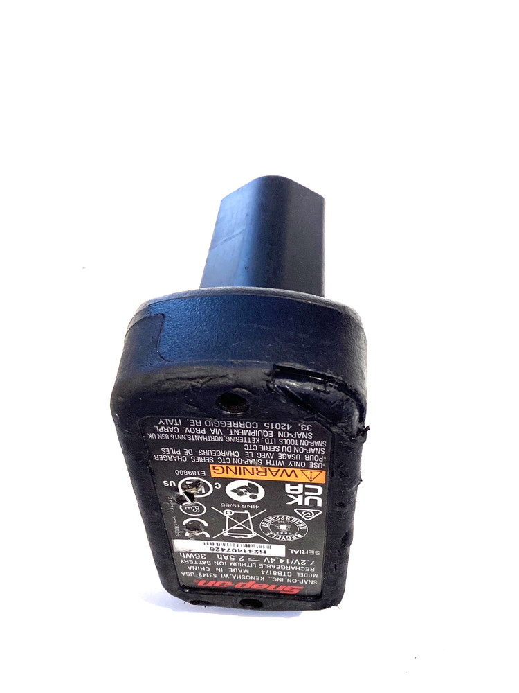 Snap on Tools 14.4 Volt 2.5Ah BLACK MicroLithium Battery Pack CTB8174 TESTED