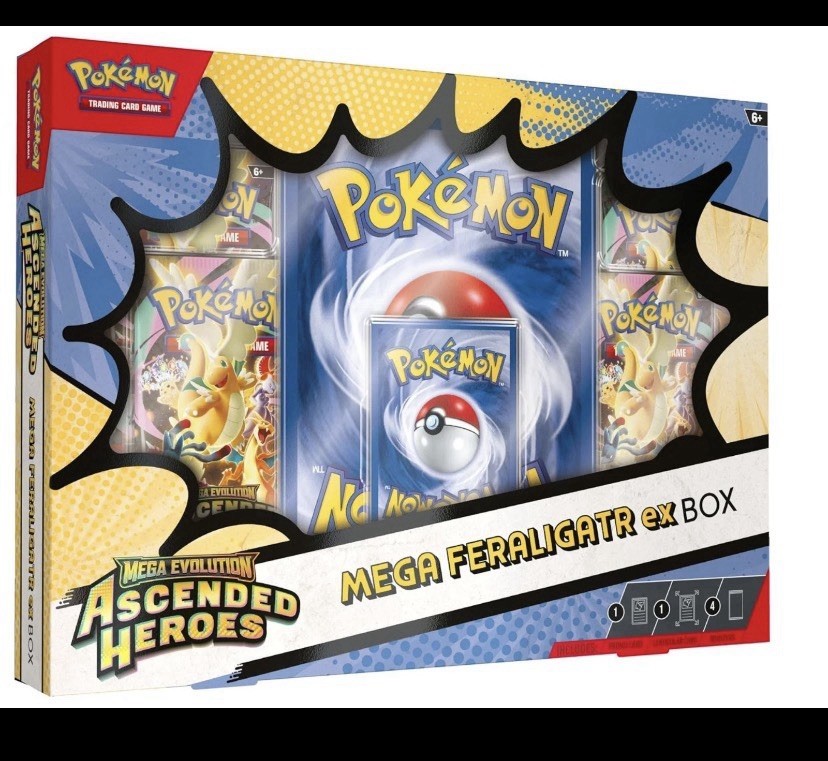 Pokémon Mega Evolution Ascended Heroes Mega ex Box  - 1 RANDOM BOX -