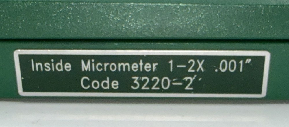 Insize Inside Micrometer 1–2 Inch .001 Graduation With Case And Standard