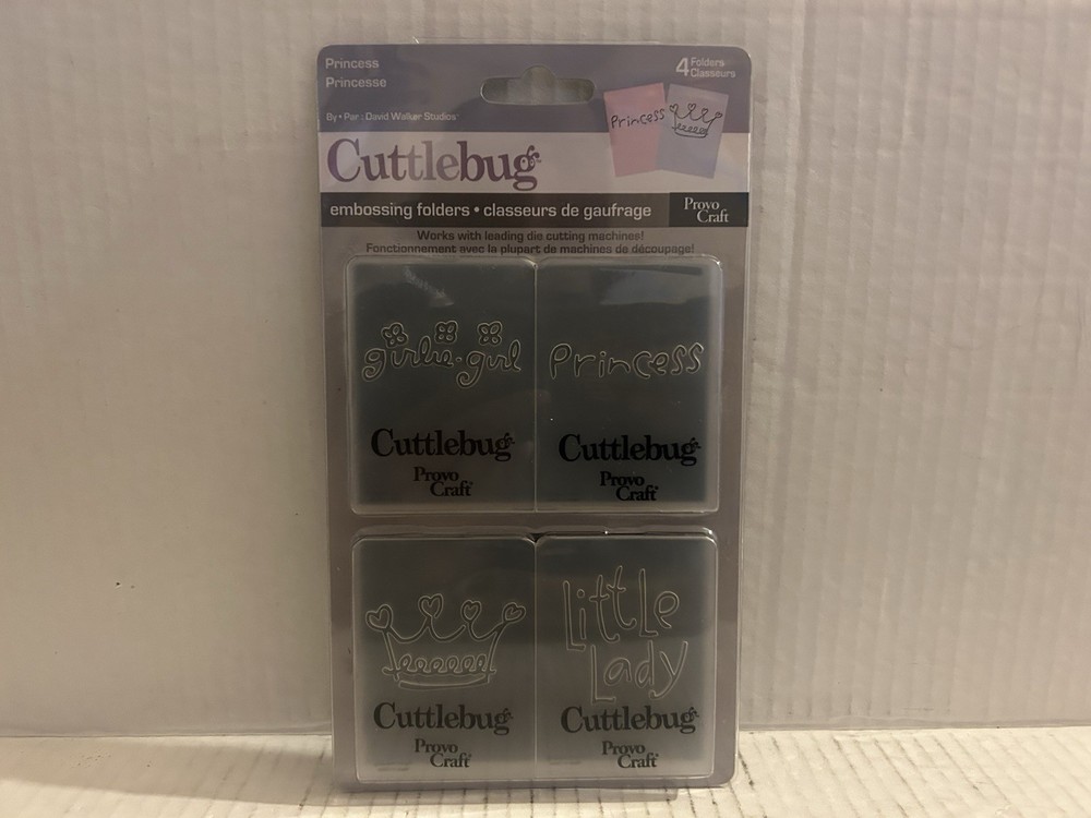 Provo Craft Cuttlebug Princess (4 Embossing Folders)