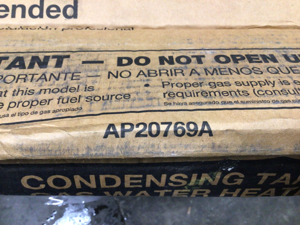 RHEEM RTGH-95DVLN-2 Indoor Natural Gas Condensing Tankless Water Heater NEW