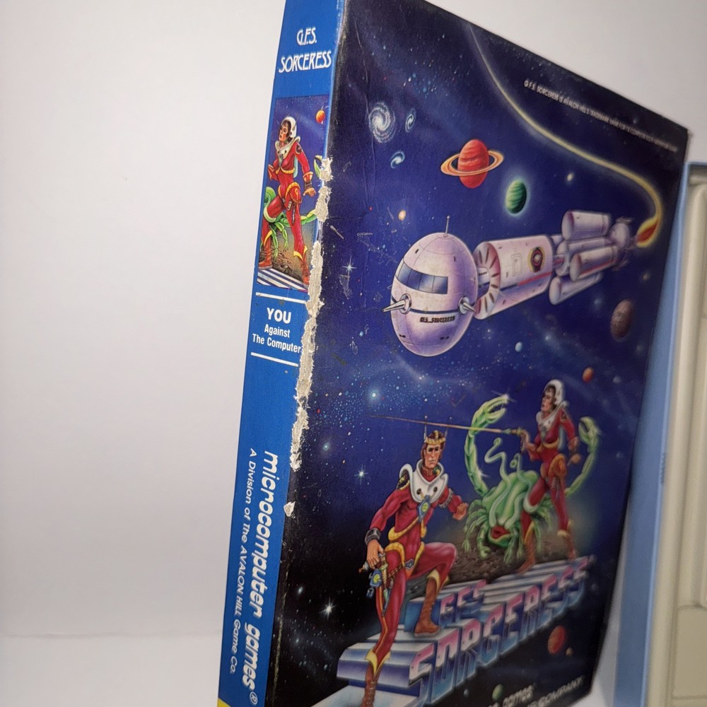 Avalon Hill GFS Sorceress Space Simulation Atari 800 Disk 1982 Complete
