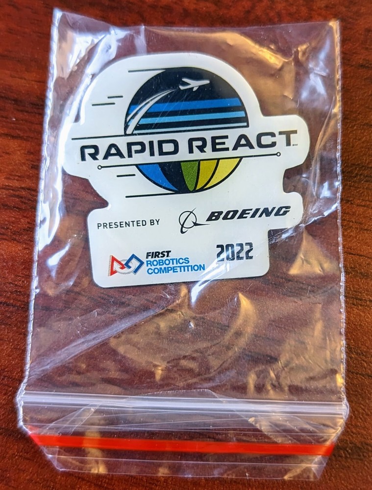 FIRST Robotics Competition (FRC) Game Pin - 2022 Rapid React