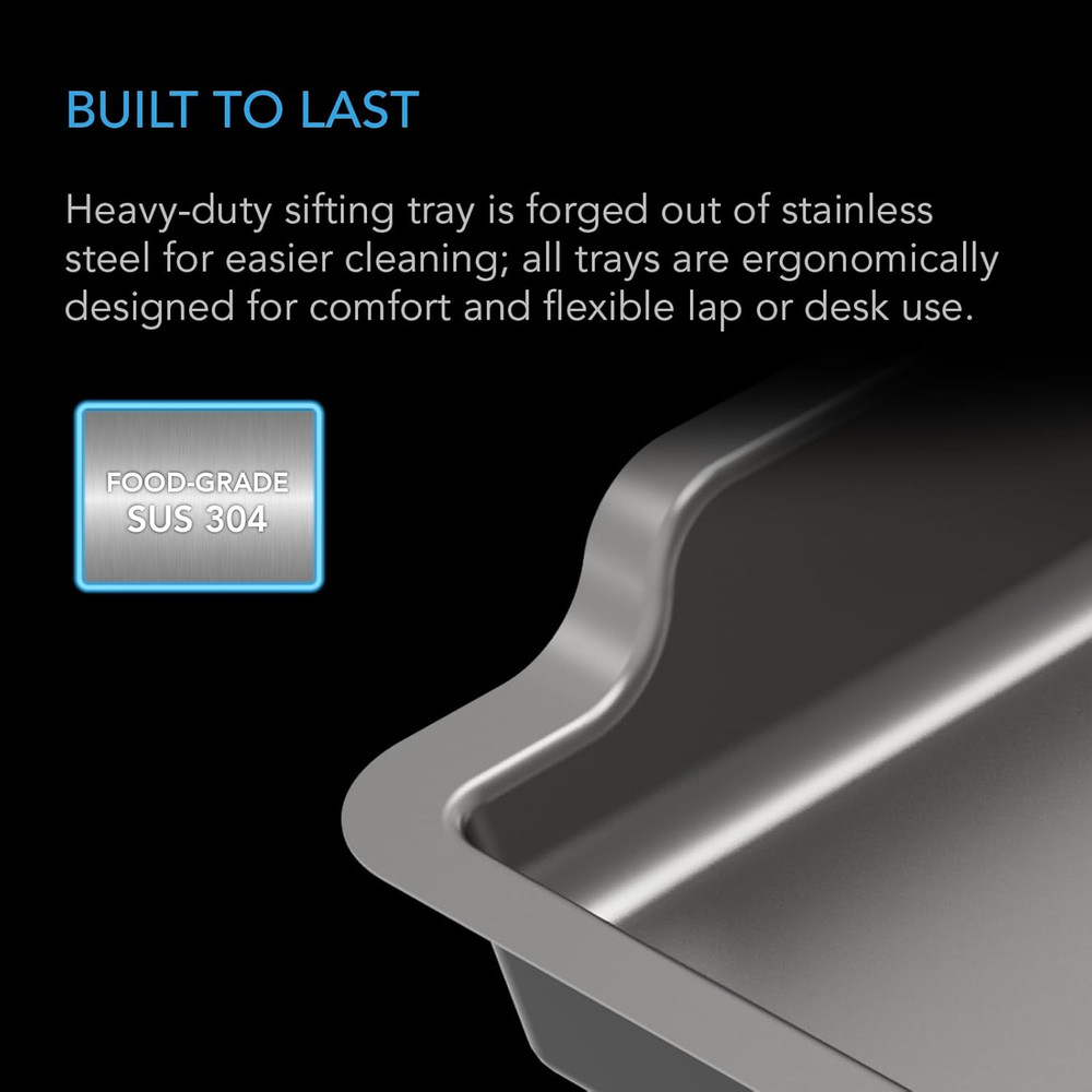 AC Infinity Large Trim Tray System 20-Inch, Interchangeable 3-Tray & 2-Screen Ki