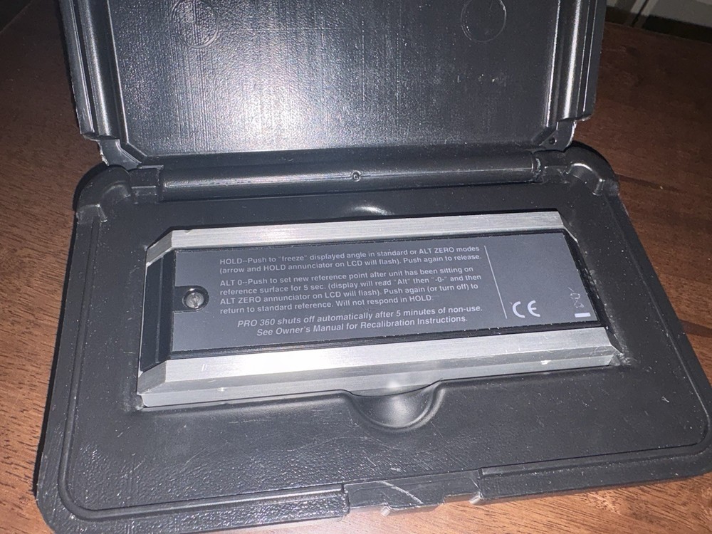 Pro 360 Digital Protractor with Case