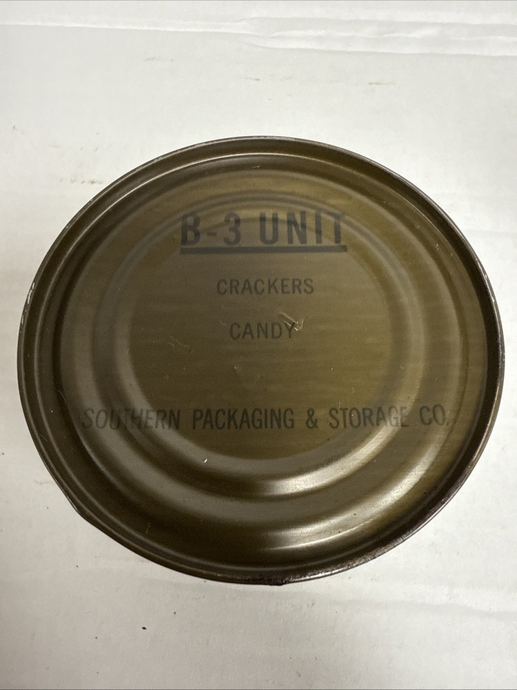 Vintage Military C Ration B-3 Unit Crackers Candy