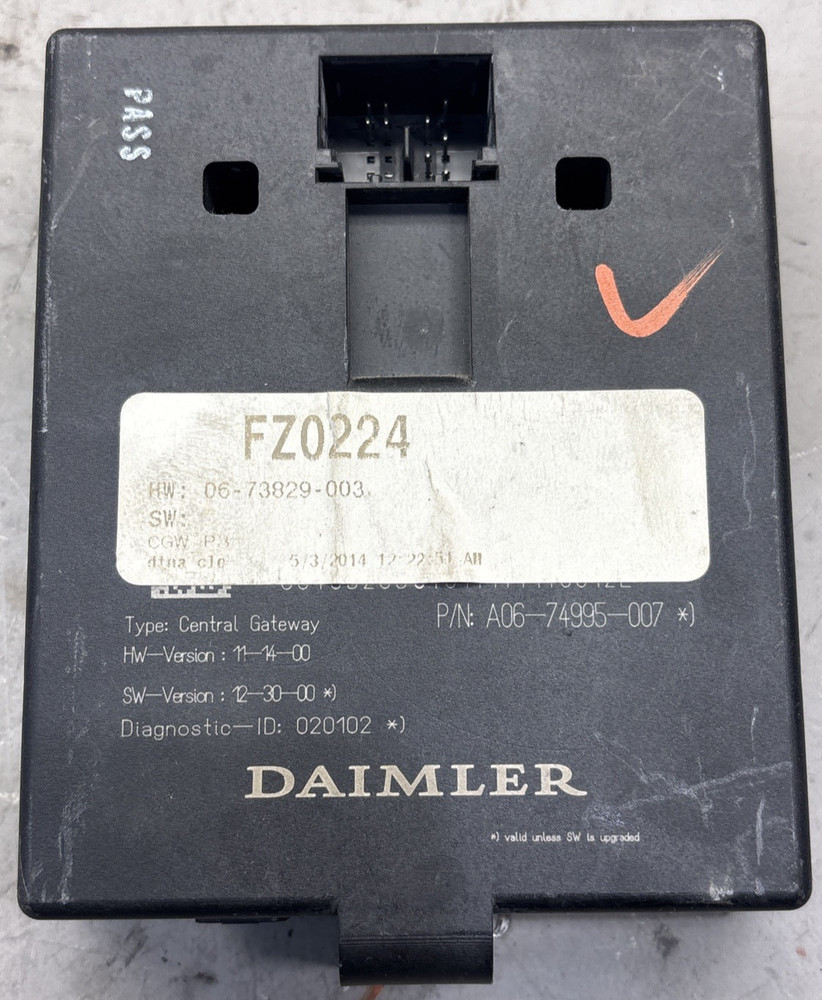 FREIGHTLINER Chassis Electronic Control Module A06-74995-007