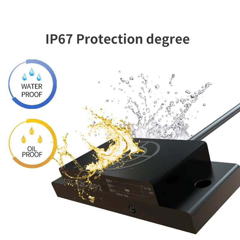 Non-Metallic Induction Switch Line Rectangular Capacitive Proximity LiquidSensor