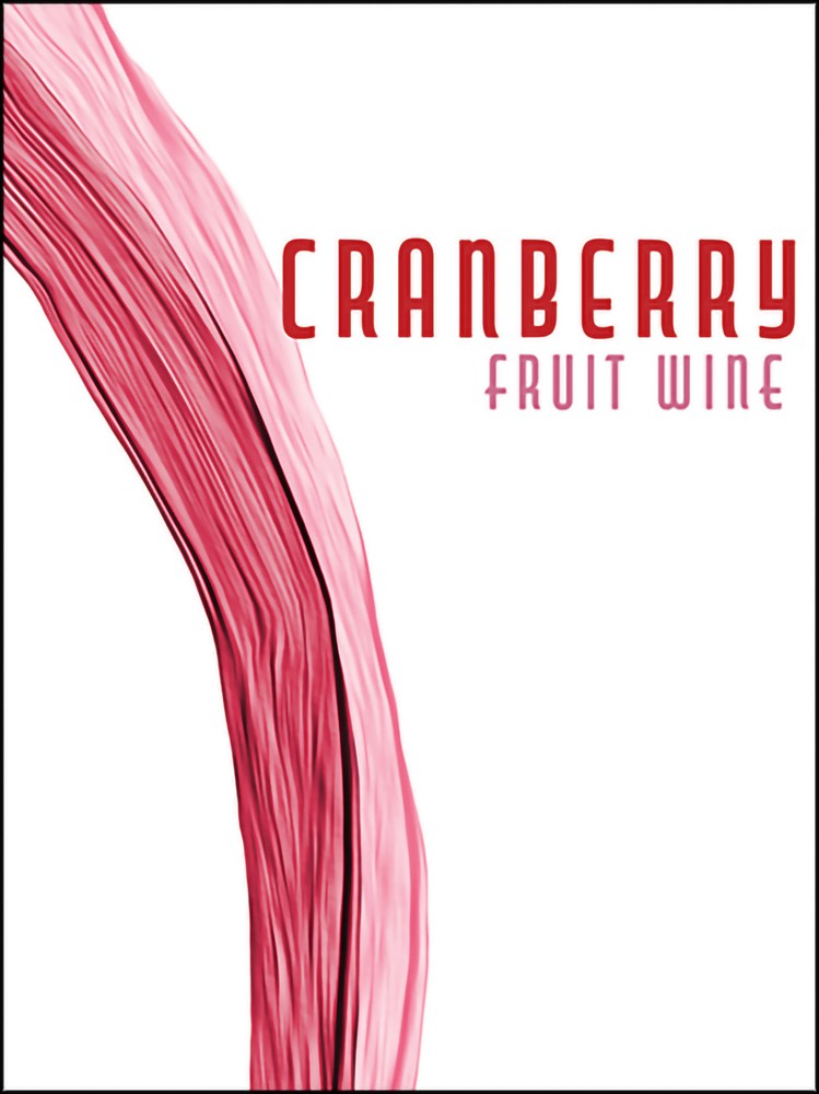 Cranberry Fruit wine Labels 30/Pack Fruit Labels Collection