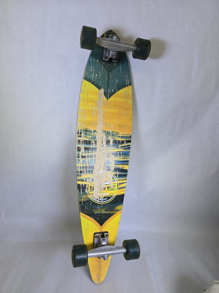 Vintage Sector Nine Ledger Longboard 38" Gullwing 50 Trucks