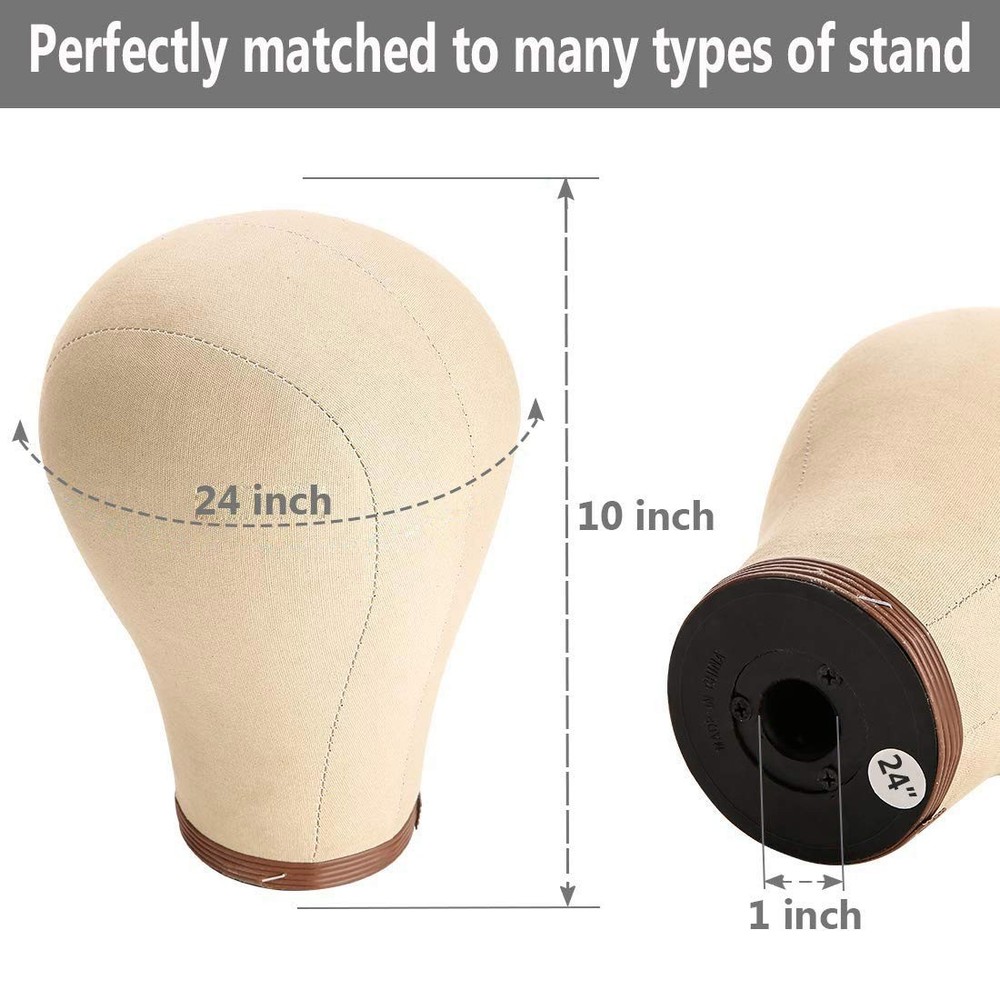 Professional Mannequin Head for Wigs 22"