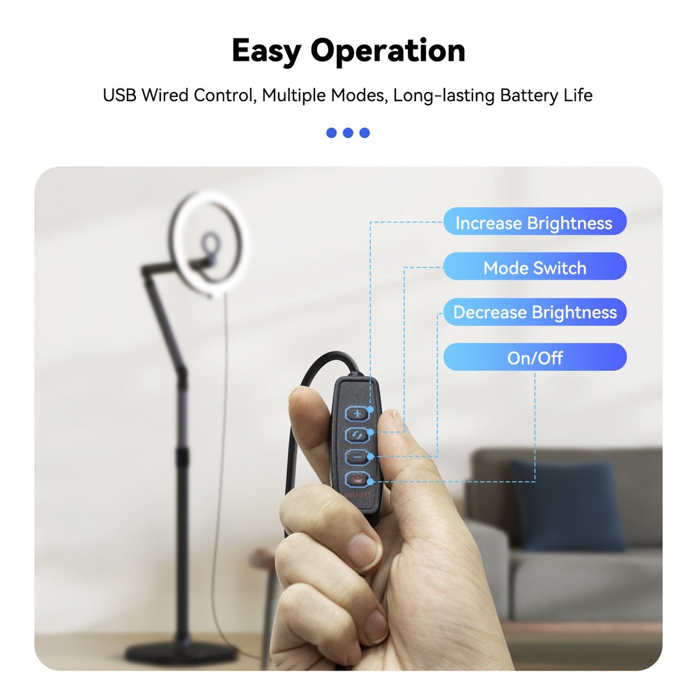 Mobile Video Live Broadcast Bracket Ring Fill Light Beauty Desktop Fill Light