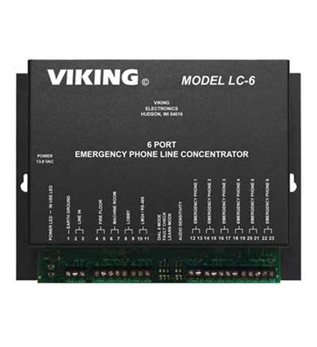 Viking Electronics LC-6 Phone Line Concentrator (LC6)