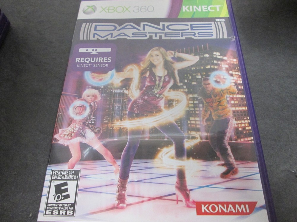 Microsoft Kinect Sensor Bar w/book & 6 Games