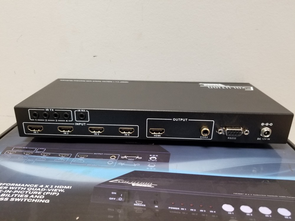 Vanco EVSW1040 Evolution HDMI 4x1 Selector Switch (TESTED)