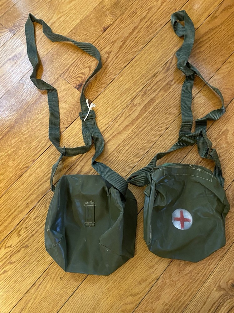 Chinese Military Rubberized First Aid Bag ( Empty) Preowned