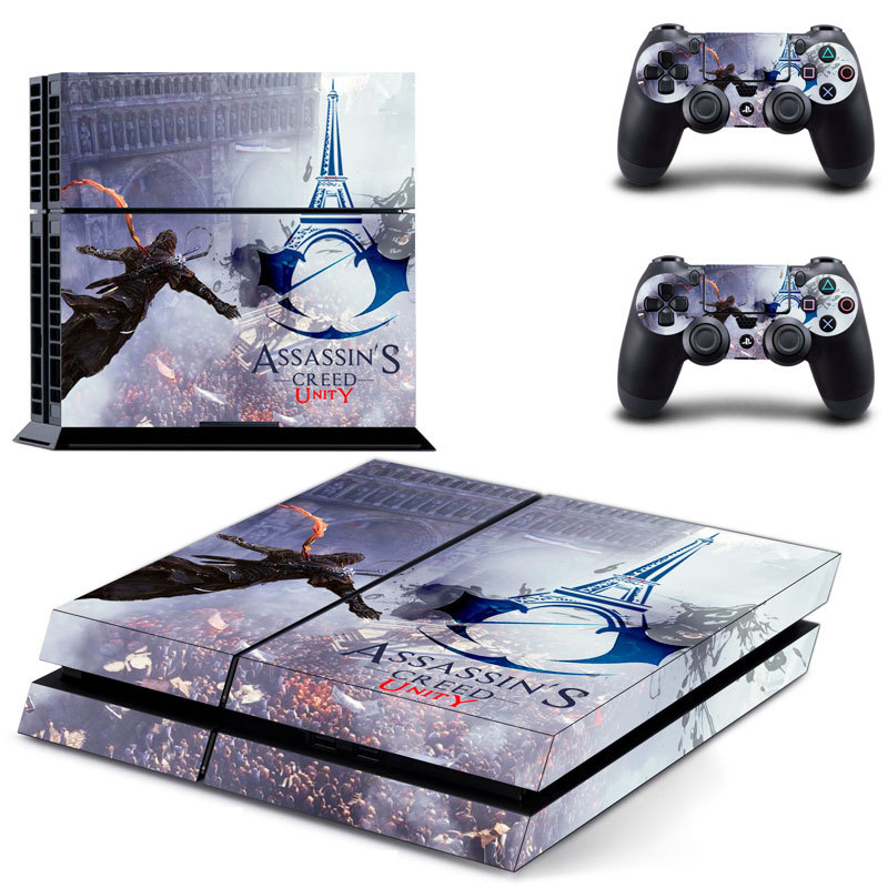 Sony PS4 Console and Controller Skins / Decal -- Design #AC69 (#0069)
