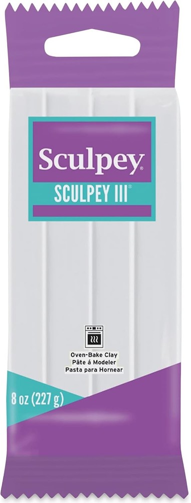 Polymer Clay 8oz White Sculpey