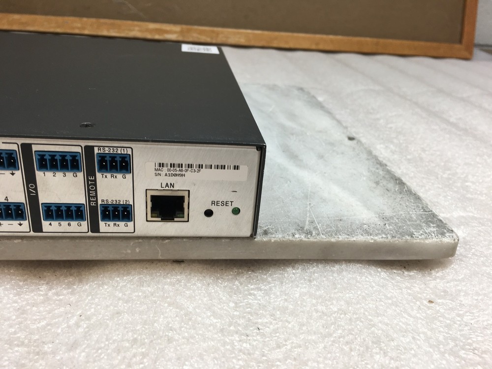 Extron DMP 64 Digital Audio Matrix Processor PWR Adapter Not incl.