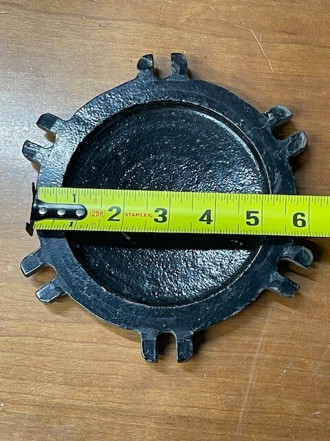 1" Amco/ABB water meter bottom plate