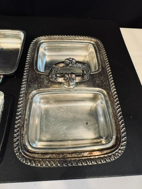 Vintage 5 PC Serving Tray - Master Craftsmen Quality - Silverplate