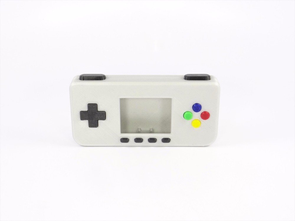 PiGRRL Zero SLVER Game Boy Case Buttons Screws Washers Gameboy Raspberry Pi Zero