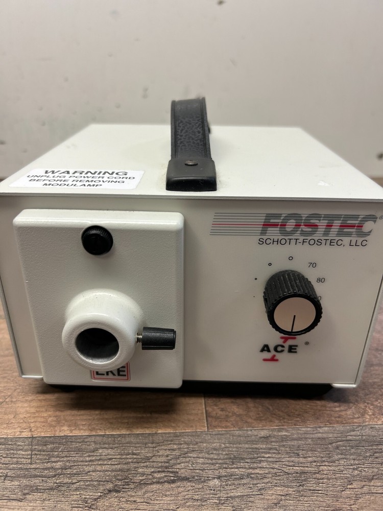 Fostec 20500 Fiber Optic Light Source with Barcor ring light