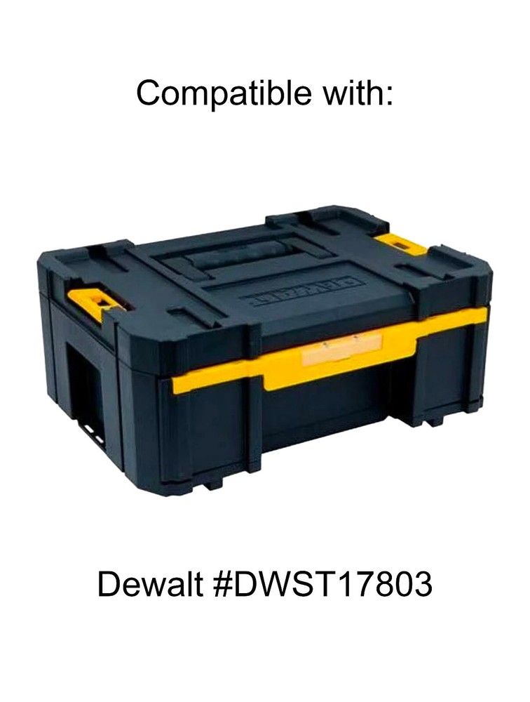 Dewalt TSTAK Single Deep Drawer Tool Organizer Box Compatible Large Cup Bin