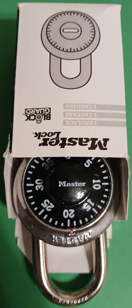 Master Lock 1525 Combination Padlocks Dial