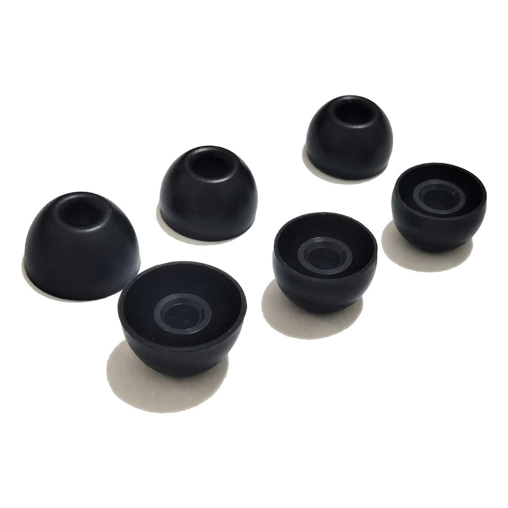 Luckvan Silicone Ear Tips for Beats Studio Buds+Replacement Earbuds Black