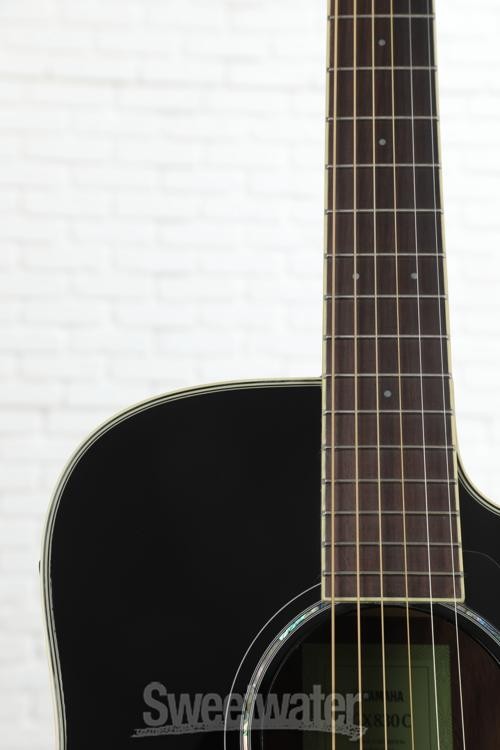 Yamaha FGX830C Dreadnought Cutaway - Black
