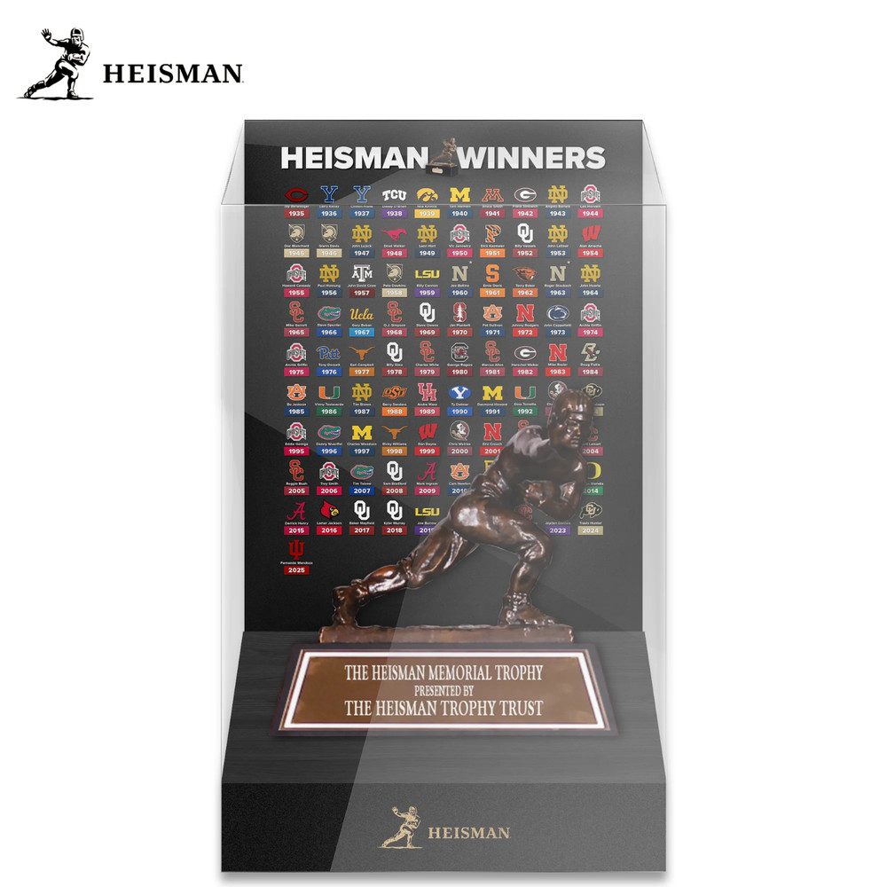 [Common Version] NCAA Heisman Trophy Metal Replica 8cm Trophy With Display Case