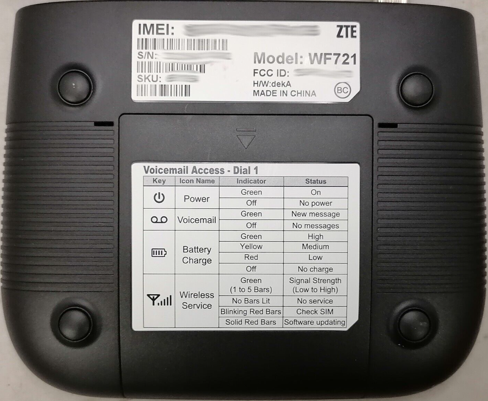 AT&T WF721 Cellular Wireless Home Phone