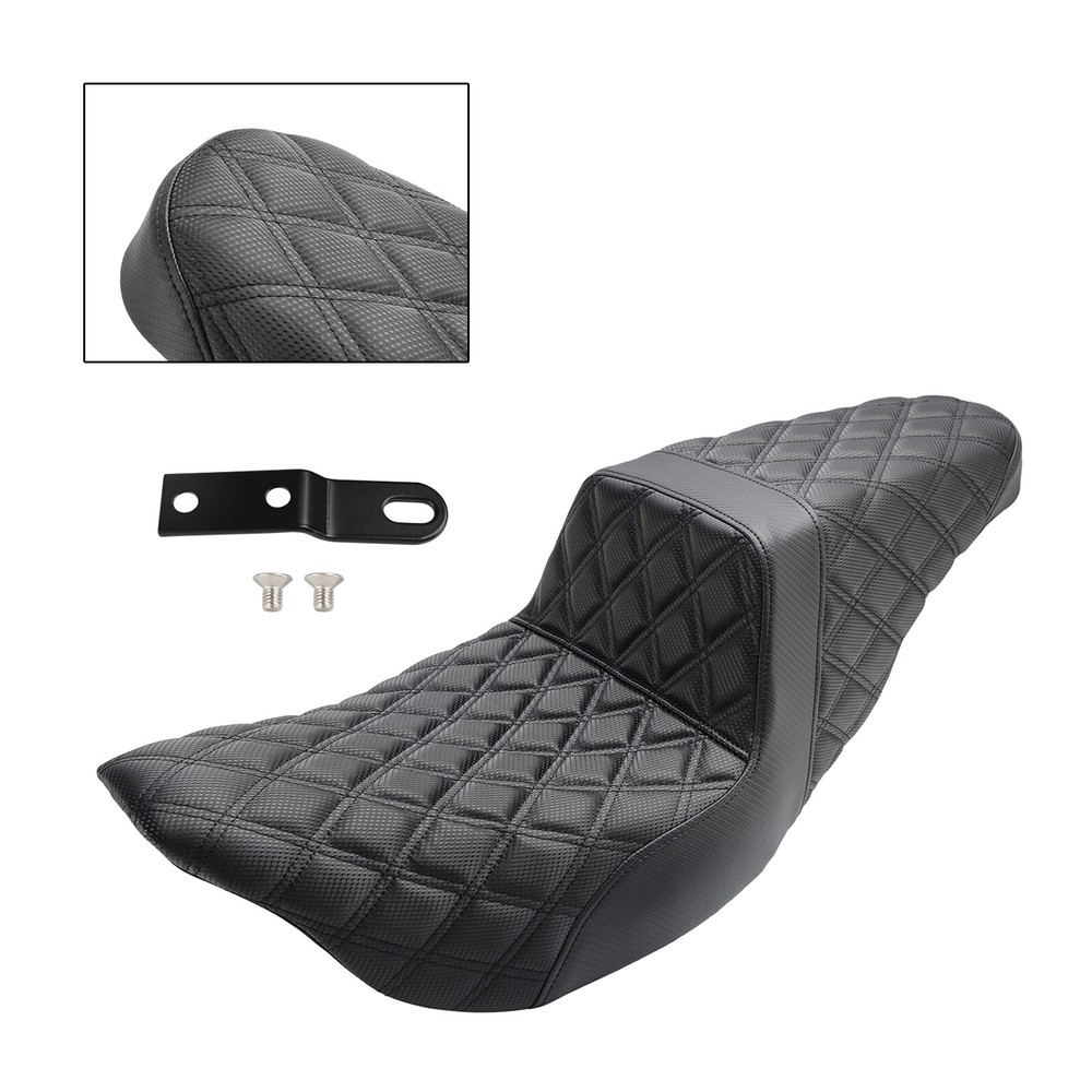 Replace Front Rear Driver Passenger Seat Black For Fl Touring Models 2008-202