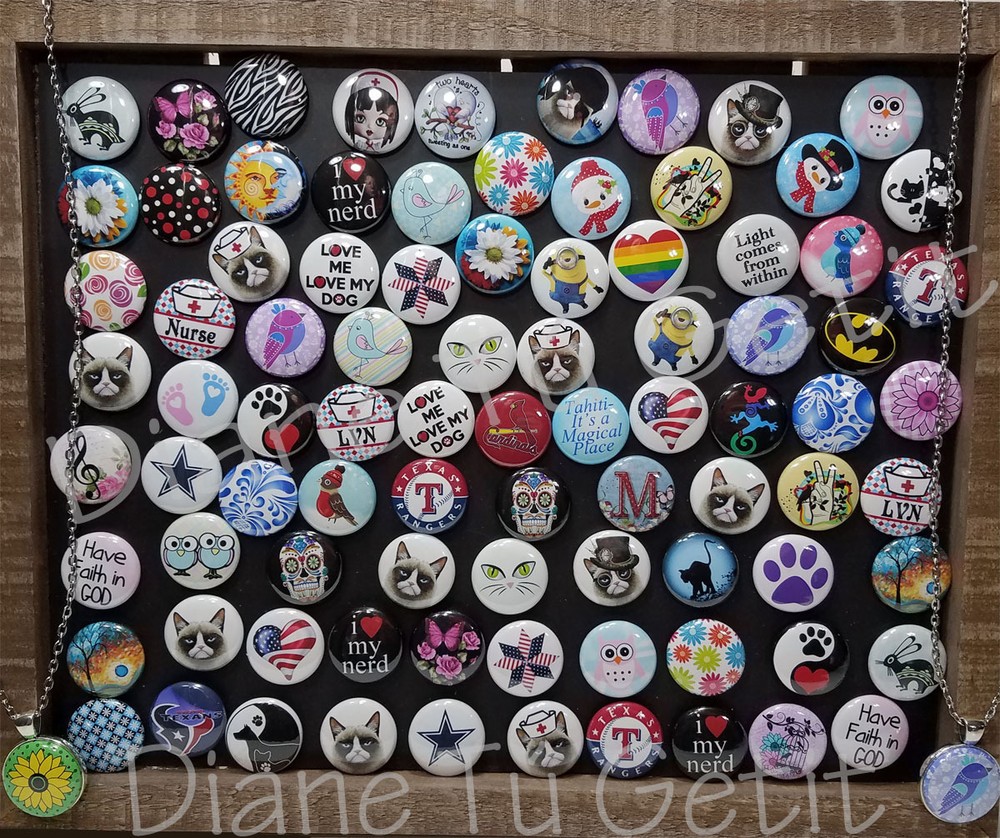Magnetic Jewelry Inserts Abstract Swirl Interchangeable Magnet Insert