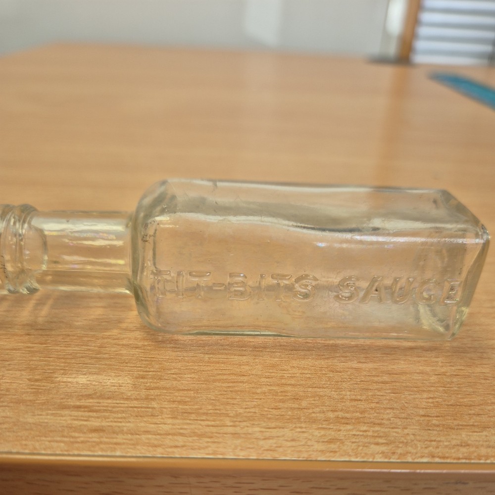 Tit Bits Sauce bottle 4 inches tall