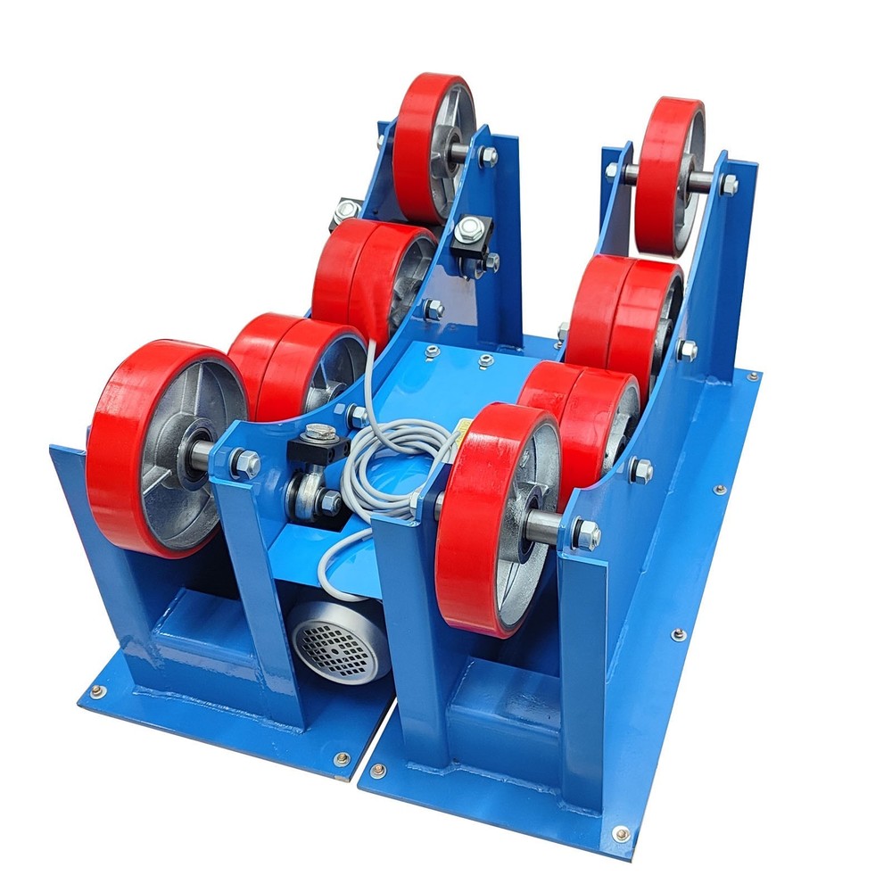 110V 3T/6600 lb Wire-controll Tank Turning Rolls Linkage Welding Roller Support