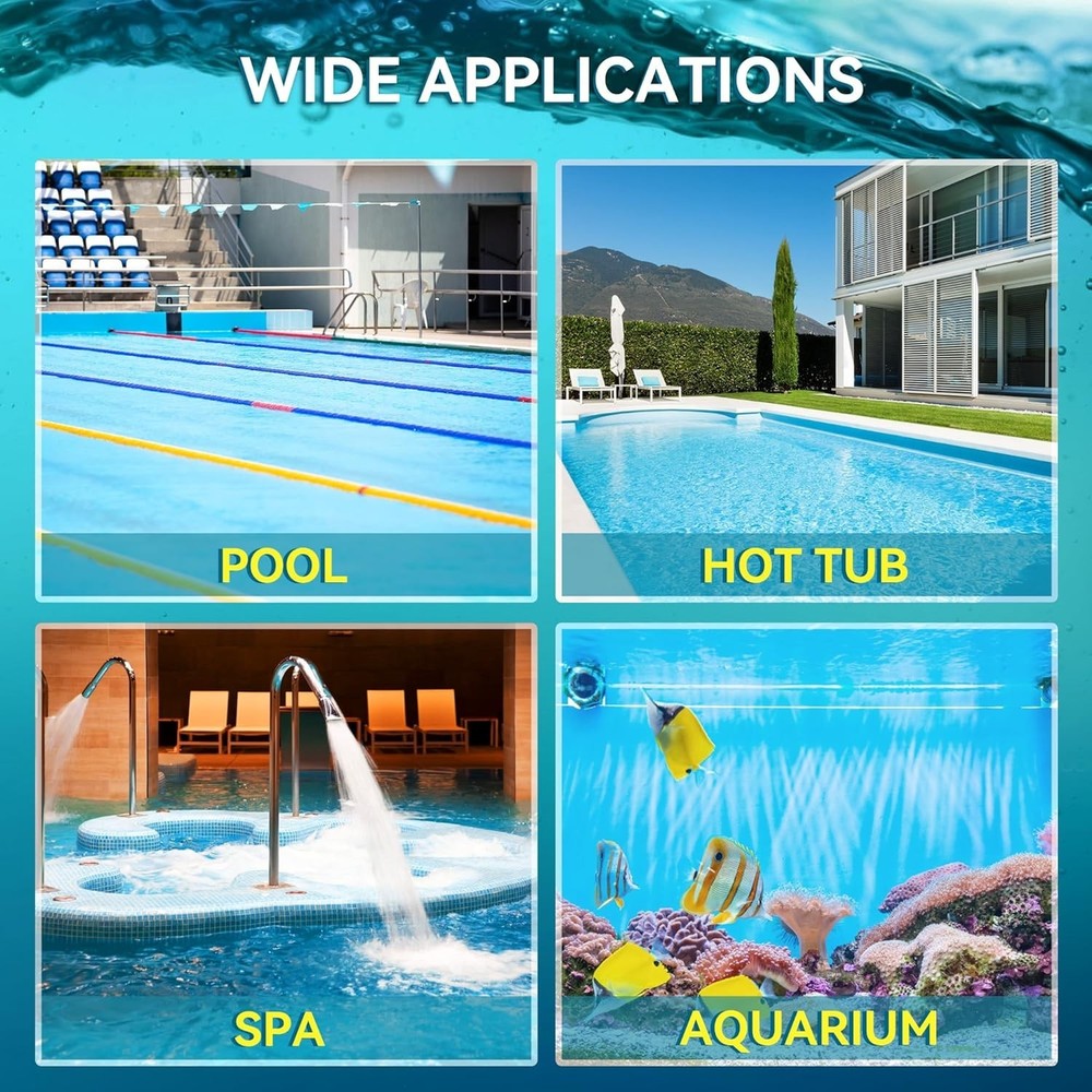 Phosphate Kit 50 Strips for Hot Tubs, Pools, Aquariums Easy Use